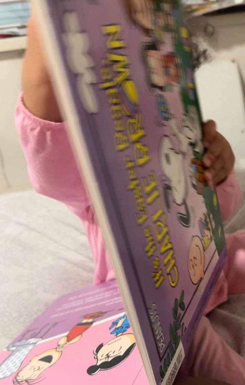 Trying to read to somebody who insists on turning the pages and reading the book themselves, but they can’t even talk…