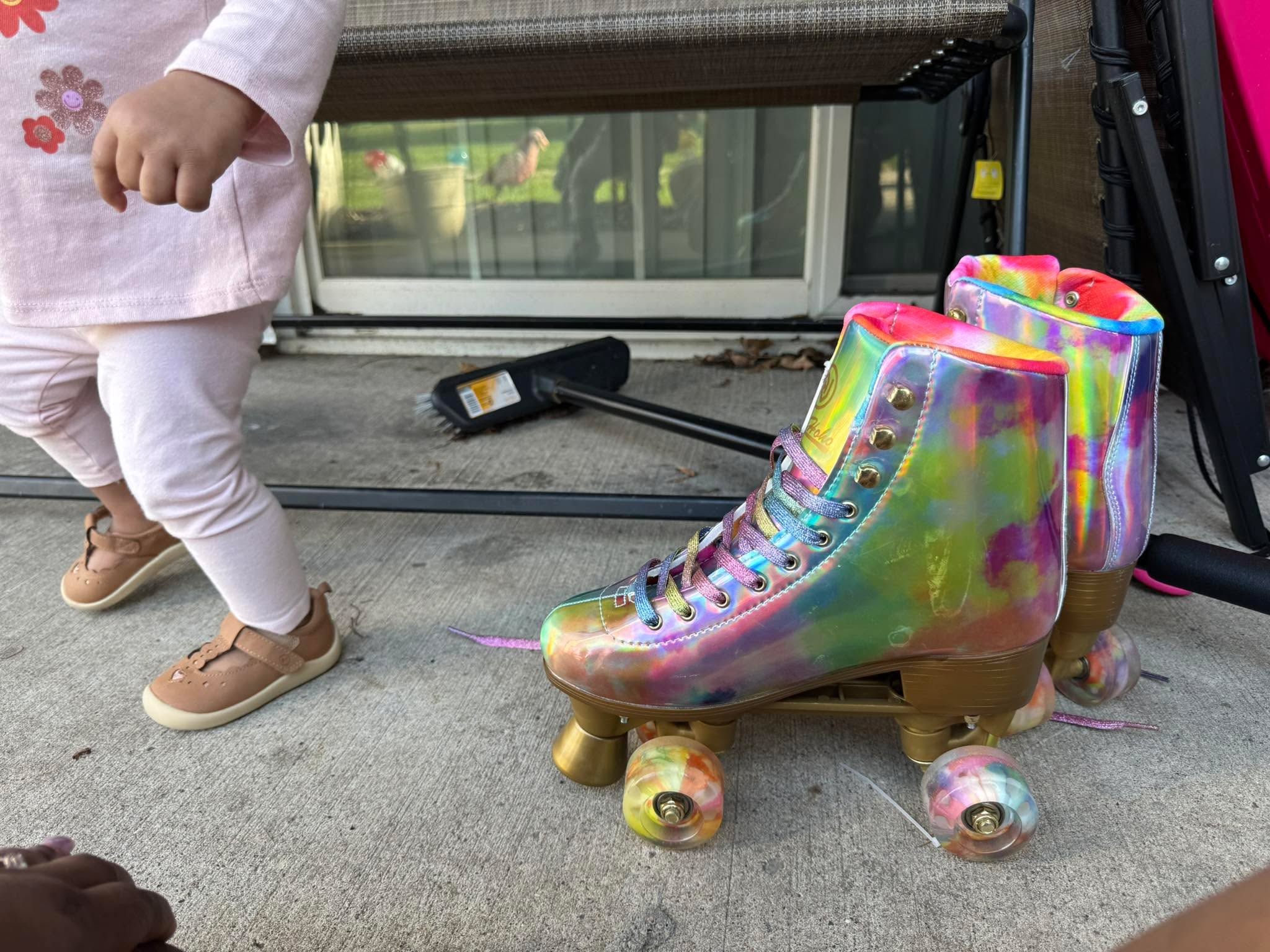 I didn’t even make it off the porch 🤣